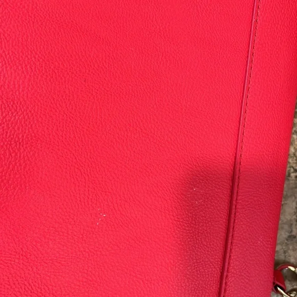 Betsy Johnson Red Animal Print Bow Satchel - Picture 11 of 14